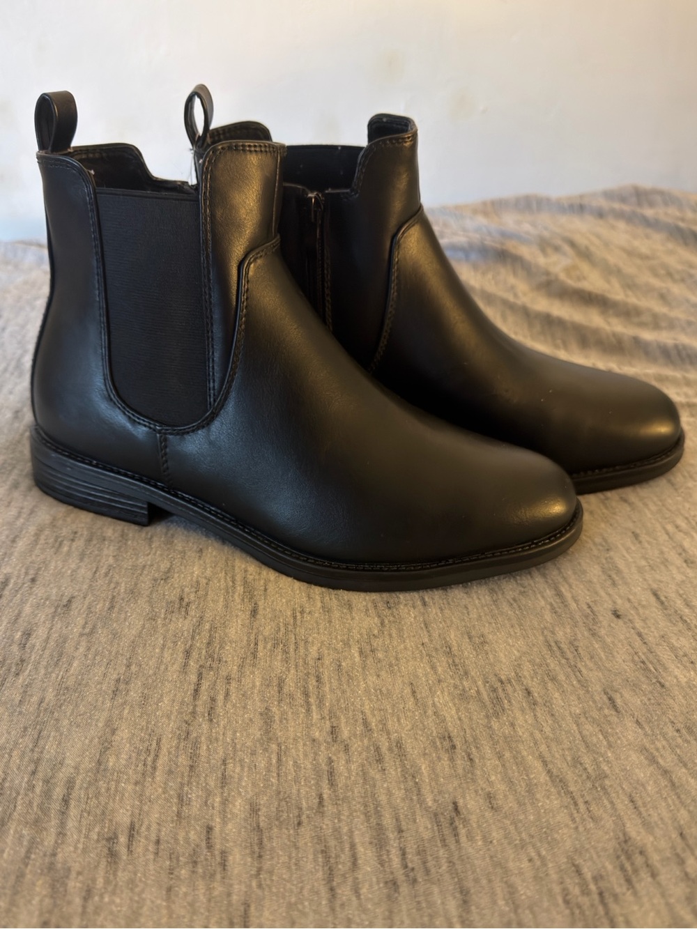 New Woman’s Black Chelsea Boots